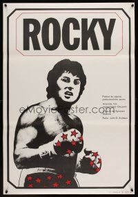 1k349 ROCKY Czech 23x33 '80 Talia Shire, Pacak art of Sylvester Stallone in boxing classic!