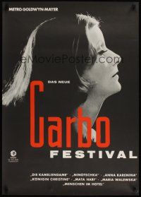 1k033 GARBO FESTIVAL German '70s Greta Garbo film festival, cool profile image!