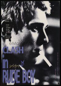 1k600 RUDE BOY Japanese '80 The Clash, great image of smoking Ray Gange in the title role!
