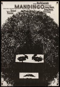 1k440 MANDINGO Polish 27x38 '78 Ken Norton, Brenda Sykes, Erol art of incredible afro!