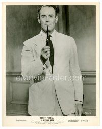 1m136 12 ANGRY MEN 8x10 still '57 best full-length image of Henry Fonda holding the murder weapon!