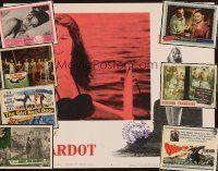 1p005 LOT OF 289 LOBBY CARDS '52 - '64 Girl in the Bikini, Bell'Antonio + many more!