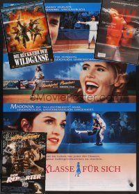 1p008 LOT OF 16 FOLDED GERMAN A1 POSTERS '85 - '93 A League of Their Own, Cobra Mission + more!