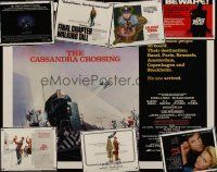 1p053 LOT OF 30 UNFOLDED HALF-SHEETS '74 - '84 Cassandra Crossing, Two of a Kind & lots more!