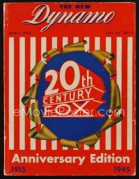 1p069 DYNAMO ANNIVERSARY EDITION exhibitor magazine April 1945 the history of 20th Century Fox!