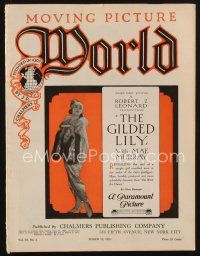 1p078 MOVING PICTURE WORLD exhibitor magazine Mar 12, 1921 Douglas Fairbanks, Hope Diamond Mystery