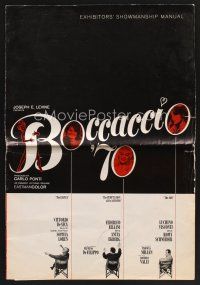 1p135 BOCCACCIO '70 pressbook '62 Loren, Ekberg & Schneider, plus Fellini, De Sica & Visconti!