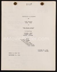 1p186 BRASS BOTTLE continuity & dialogue script September 21, 1963, screenplay by Oscar Brodney!