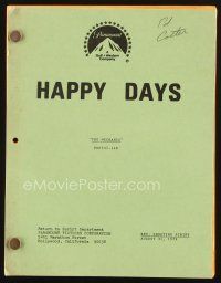1p198 HAPPY DAYS TV revised shooting script August 31, 1979, for the episode The Mechanic!