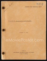 1p205 I WAS A SHOPLIFTER revised shooting script October 17, 1949, screenplay by Gielgud & Bowers!