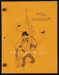 1p206 IN-LAWS revised final draft script August 15, 1978, cover art by Al Hirschfeld!