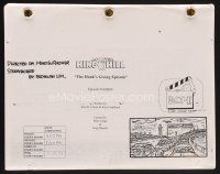 1p209 KING OF THE HILL final storyboard TV script May 13, 1999, for the episode The Hank's Giving!