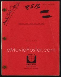 1p212 McHALE'S NAVY JOINS THE AIR FORCE final draft script February 26, 1965, screenplay by Murray