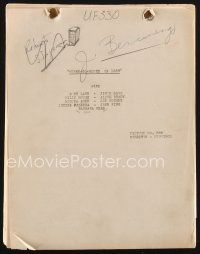 1p213 MERRY GO ROUND OF 1938 continuity &dialogue script '37 screenplay by Monte Brice & Henry Myers