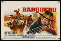 1r606 BARQUERO Belgian '70 Warren Oates, Lee Van Cleef with gun, western gunslinger action!