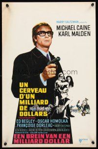 1r609 BILLION DOLLAR BRAIN Belgian '67 Michael Caine, Karl Malden, Ken Russell, Caine vs. Brain!