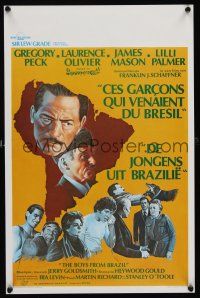 1r615 BOYS FROM BRAZIL Belgian '78 Gregory Peck is a Nazi on the run from Laurence Olivier!
