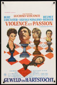 1r625 CONVERSATION PIECE Belgian '74 Luchino Visconti Burt Lancaster, Silvana Manga Helmut Berger!