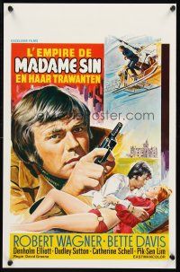 1r698 MADAME SIN Belgian '72 Robert Wagner, Catherine Schell, sexy completely different artwork!
