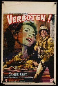 1r758 VERBOTEN Belgian '59 Sam Fuller, World War II, where everything is forbidden!