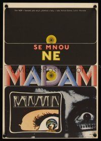 1r278 MIT MIR NICHT, MADAM Czech 11x16 '70 Oehme & Warneke, really cool Zieglar art!
