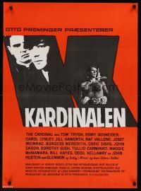 1r401 CARDINAL Danish '64 Otto Preminger, Romy Schneider, Tom Tryon, Stevenov art!