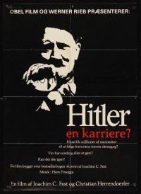 1r426 HITLER A CAREER Danish '77 Hitler - eine Karriere, image of Der Fuhrer giving Nazi salute!