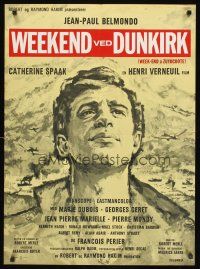 1r484 WEEKEND AT DUNKIRK Danish '65 Jean-Paul Belmondo, Week-end a Zuydcoote