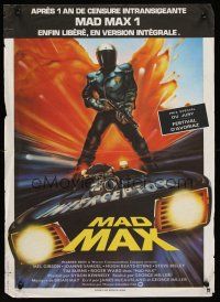 1r225 MAD MAX French 15x21 R83 George Miller classic, different art by Hamagami, Interceptor!