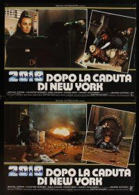 1r371 AFTER THE FALL OF NEW YORK 8 Italian photobustas '84 Michael Sopkiw, sexy Anna Kanakis!
