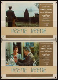 1r376 IRENE IRENE 6 Italian photobustas '75 Alain Cuny, Olimpia Carlisi, directed by Peter Del Monte