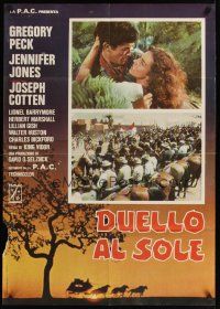 1r335 DUEL IN THE SUN Italian lrg pbusta R77 Jennifer Jones & Gregory Peck in King Vidor epic!