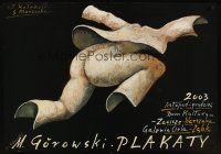 1r566 M. GOROWSKI PLAKATY exhibition Polish 27x38 '03 Gorowski art of running suit!