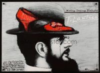 1r538 WIELCY TWORCY PLAKATU T. LAUTREC commercial Polish 26x37 '88 Gorowski art of shoe-hat!