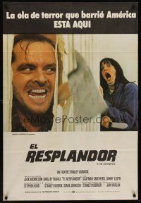 1r084 SHINING Spanish '80 Stephen King & Stanley Kubrick horror masterpiece, crazy Jack Nicholson!