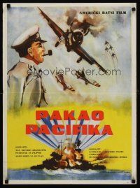 1r147 MacARTHUR Yugoslavian '77 wild different art of World War II Rebel General Gregory Peck!