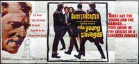 1s066 YOUNG SAVAGES 24sh '61 Burt Lancaster, John Frankenheimer, produced by Harold Hecht!