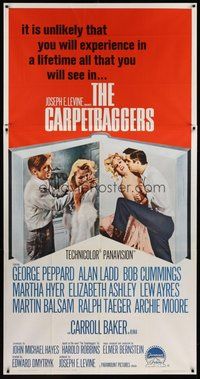 1s115 CARPETBAGGERS int'l 3sh '64 Carroll Baker biting George Peppard's hand on book page!