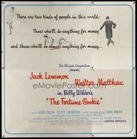1s080 FORTUNE COOKIE 6sh '66 Jack Lemmon, Walter Matthau, Judi West, directed by Billy Wilder!