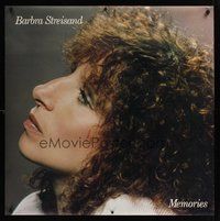 1s234 BARBRA STREISAND MEMORIES 36x36 music poster '80 great portrait image from album cover!
