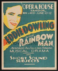 1s209 RAINBOW MAN local theater WC '29 Eddie Dowling in Paramount all-talking-singing musical drama!