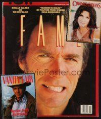 1t032 LOT OF 3 MAGAZINES '90s Sandra Bullock, Clint Eastwood & Harrison Ford!