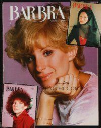 1t033 LOT OF 3 BARBRA FAN MAGAZINES '81-82 for the most dedicated Streisand fans!