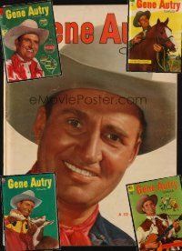 1t034 LOT OF 5 GENE AUTRY COMIC BOOKS '53 great images of the legendary cowboy star!