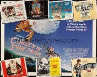 1t051 LOT OF 30 UNFOLDED HALF-SHEETS '74 - '84 Curse of the Pink Panther, Tex, Porky's II & more!