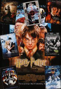 1t062 LOT OF 22 UNFOLDED ONE-SHEETS '87 - '03 Harry Potter, 007 Anniversary, Swordfish & more!