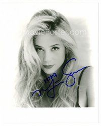 1t294 MIRA SORVINO signed 8x10 REPRO still '90s head & shoulders close up of the sexy actress!