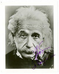 1t313 YAHOO SERIOUS signed 8x10 REPRO still '90s he signed on a portrait of Albert Einstein!