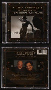 1t320 CINEMA SERENADE 2: THE GOLDEN AGE compilation CD '99 music by Itzhak Perlman & John Williams!