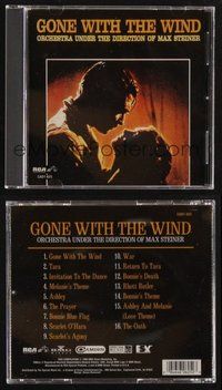 1t321 GONE WITH THE WIND soundtrack CD '96 Victor Fleming classic, original score by Max Steiner!